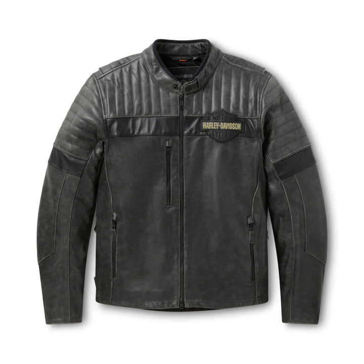 Men's H-D Passing Link Leather Jacket