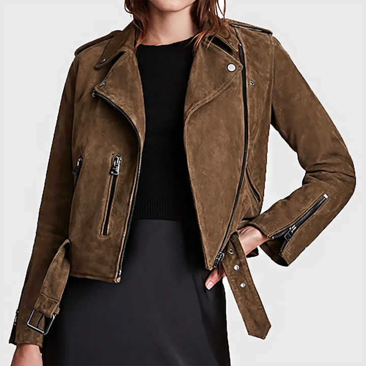 Women’s Stylish Biker Leather Jacket