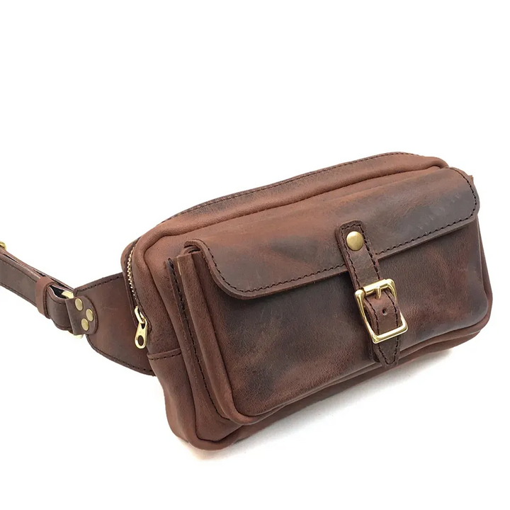 Custom Leather Waist Bag