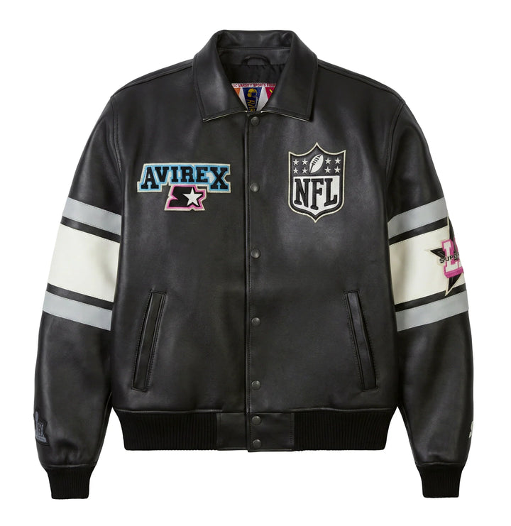 STARTER SUPER BOWL LX LEATHER JACKET