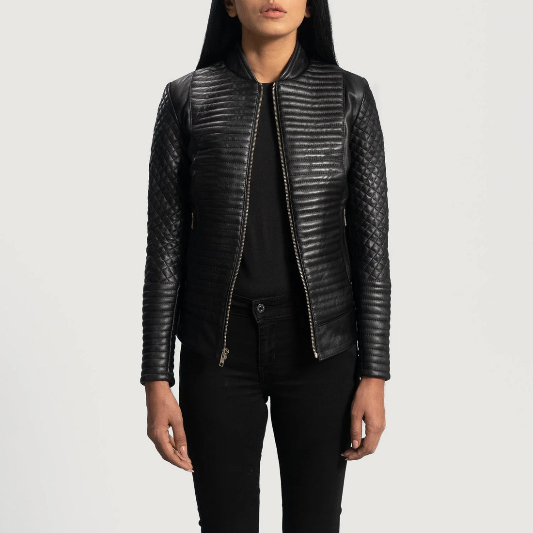 Custom Women’s Casual Leather Jacket
