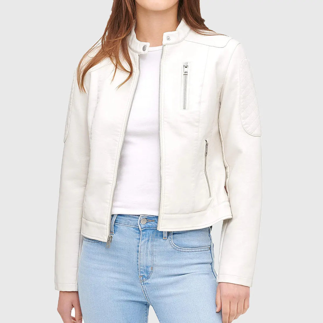 Women’s Classic Black Biker Leather Jacket