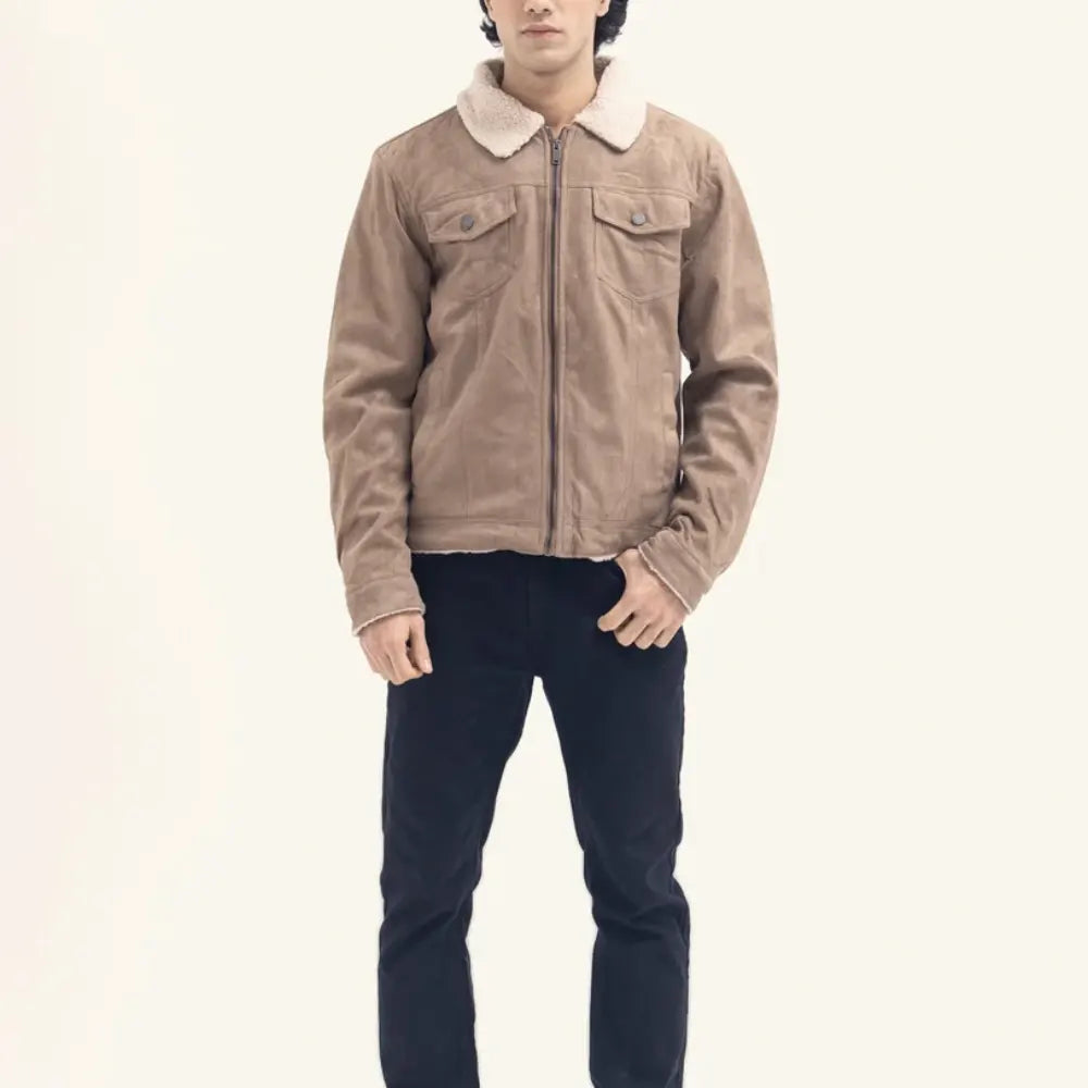 Men Suede Jacket