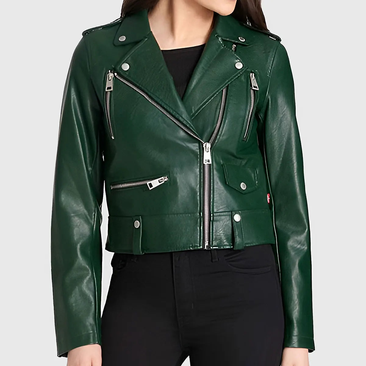 Women’s Fashion Biker Leather Jacket