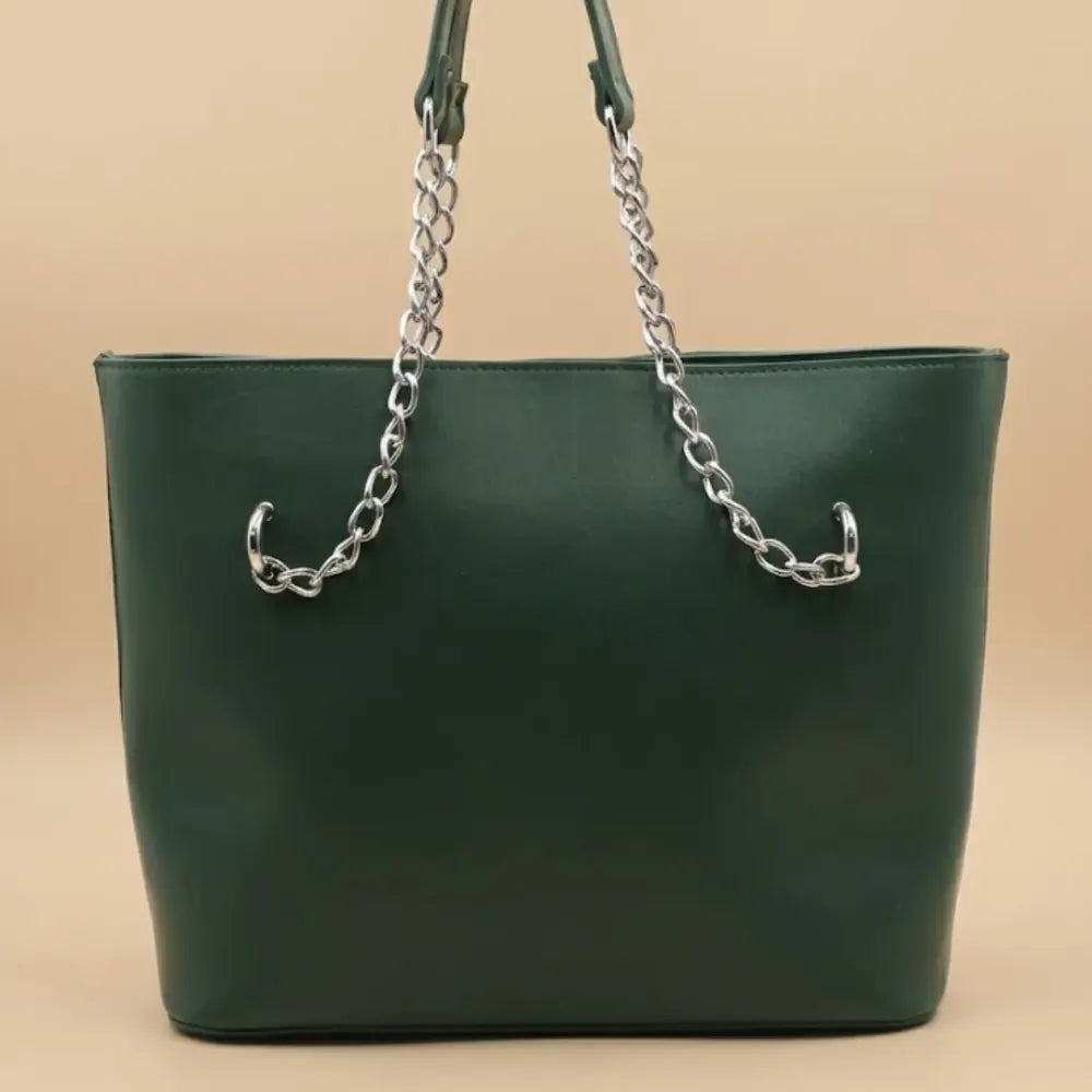 Large Capacity Tote Bag - Green