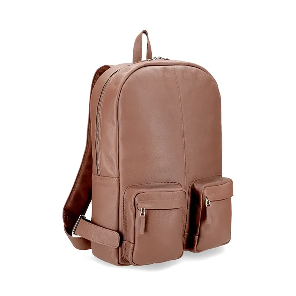 Brown Leather Backpack