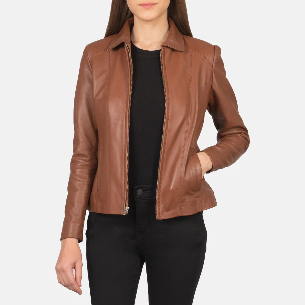 Women’s Classic Genuine Leather Jacket