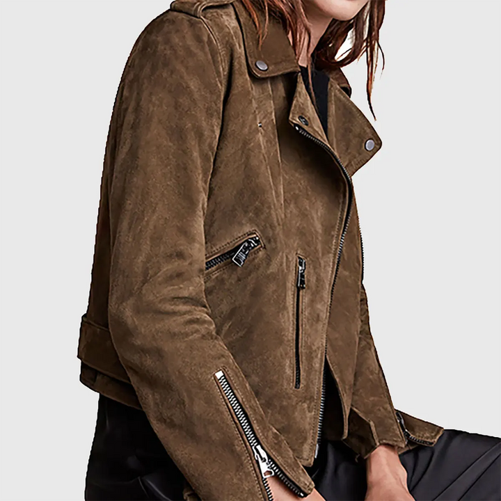 Women’s Stylish Biker Leather Jacket