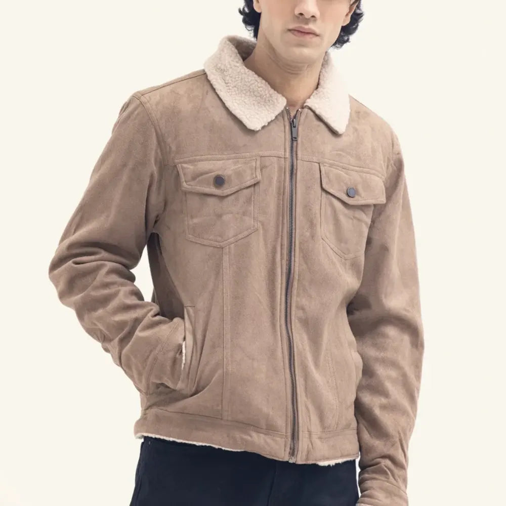 Men Suede Jacket