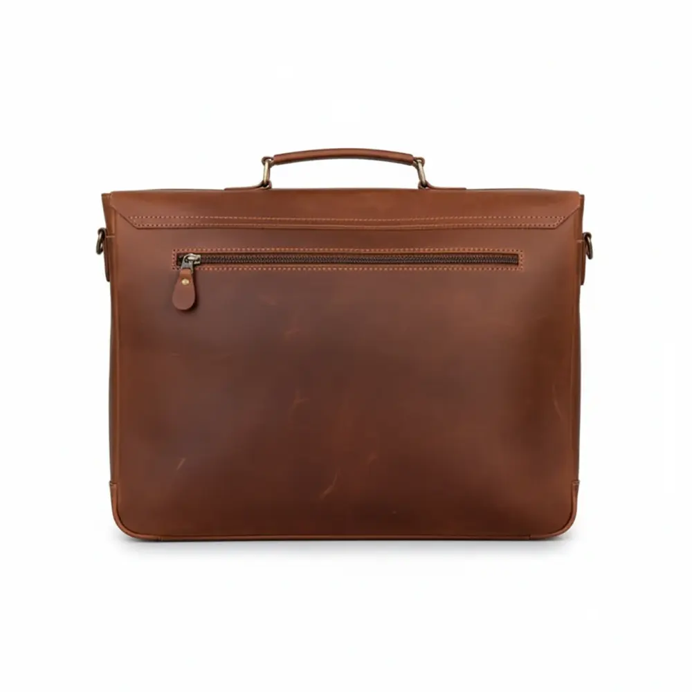 Leather Laptop Messenger Bag