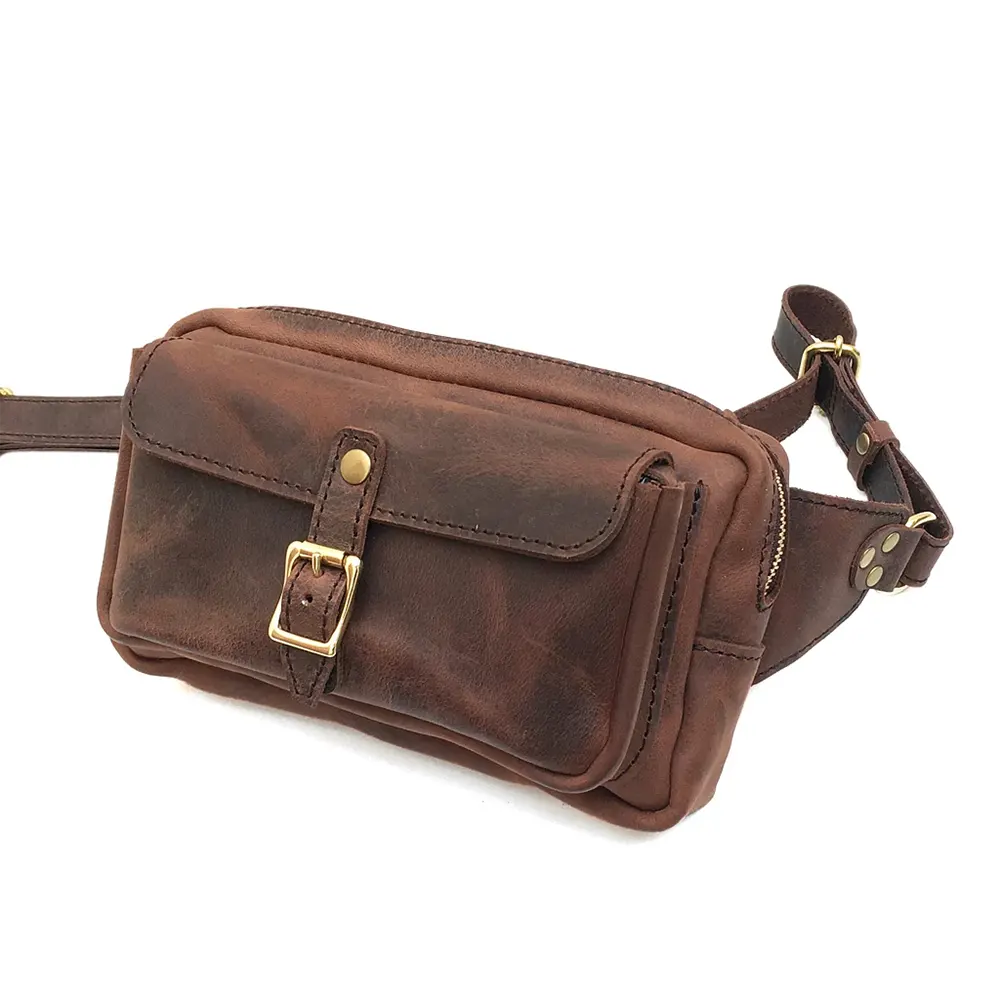 Custom Leather Waist Bag