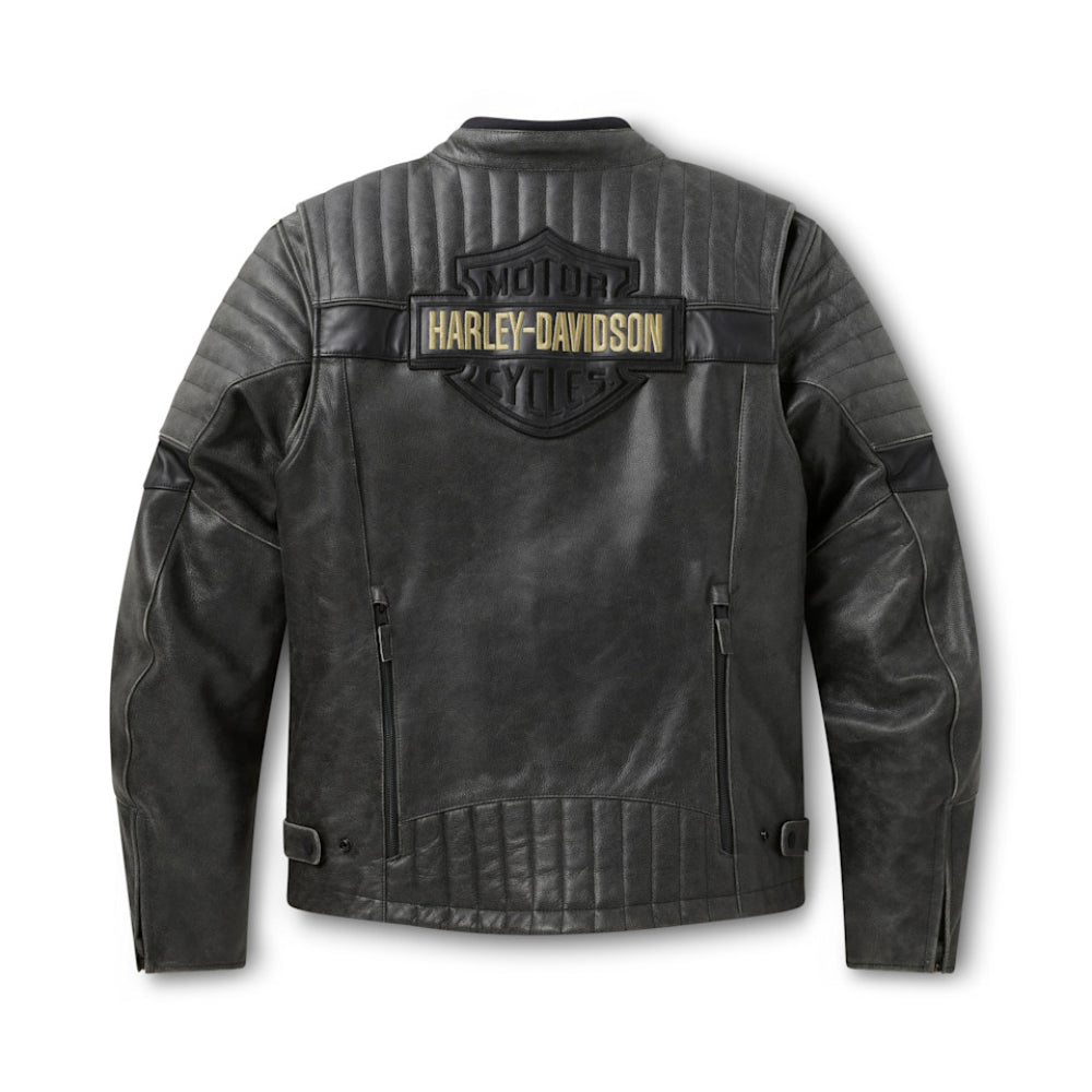 Men's H-D Passing Link Leather Jacket