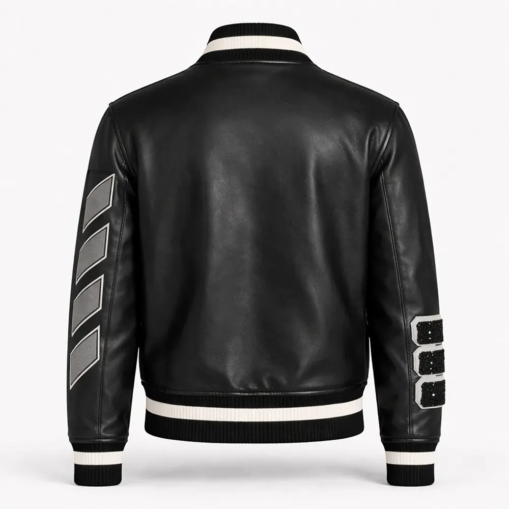 Women's Two-Tone Varsity Bomber Jacket