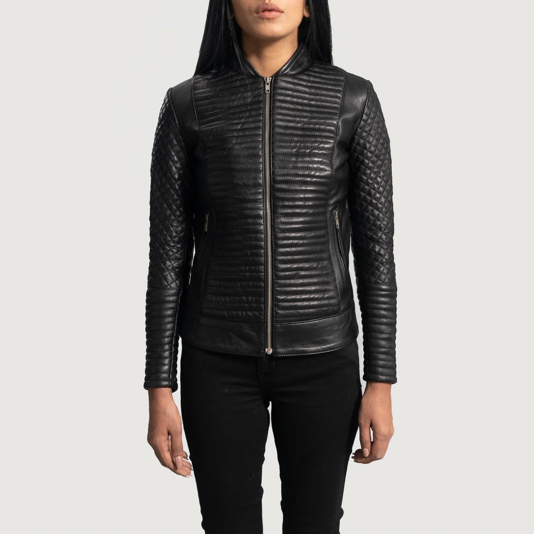 Custom Women’s Casual Leather Jacket
