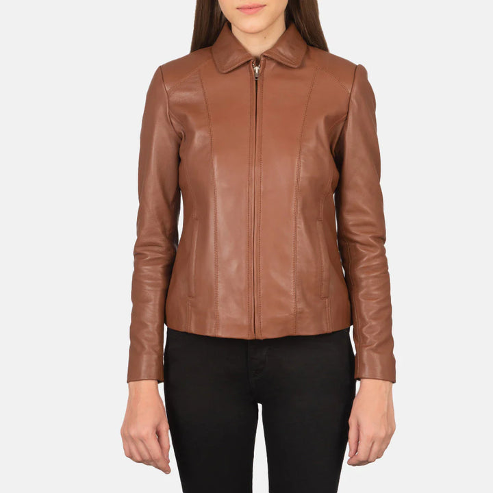 Women’s Classic Genuine Leather Jacket
