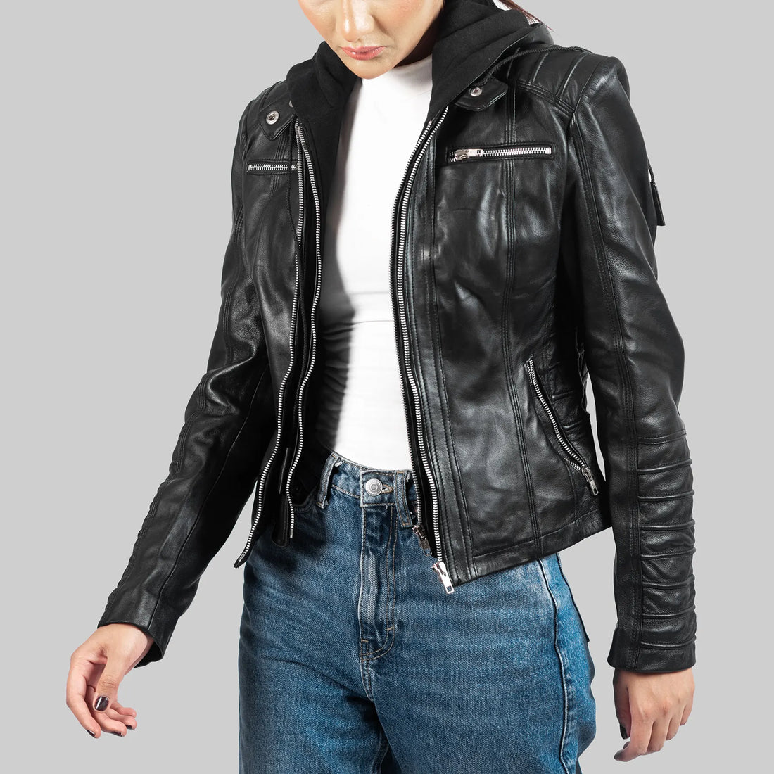 Women’s Custom Biker Leather Jacket