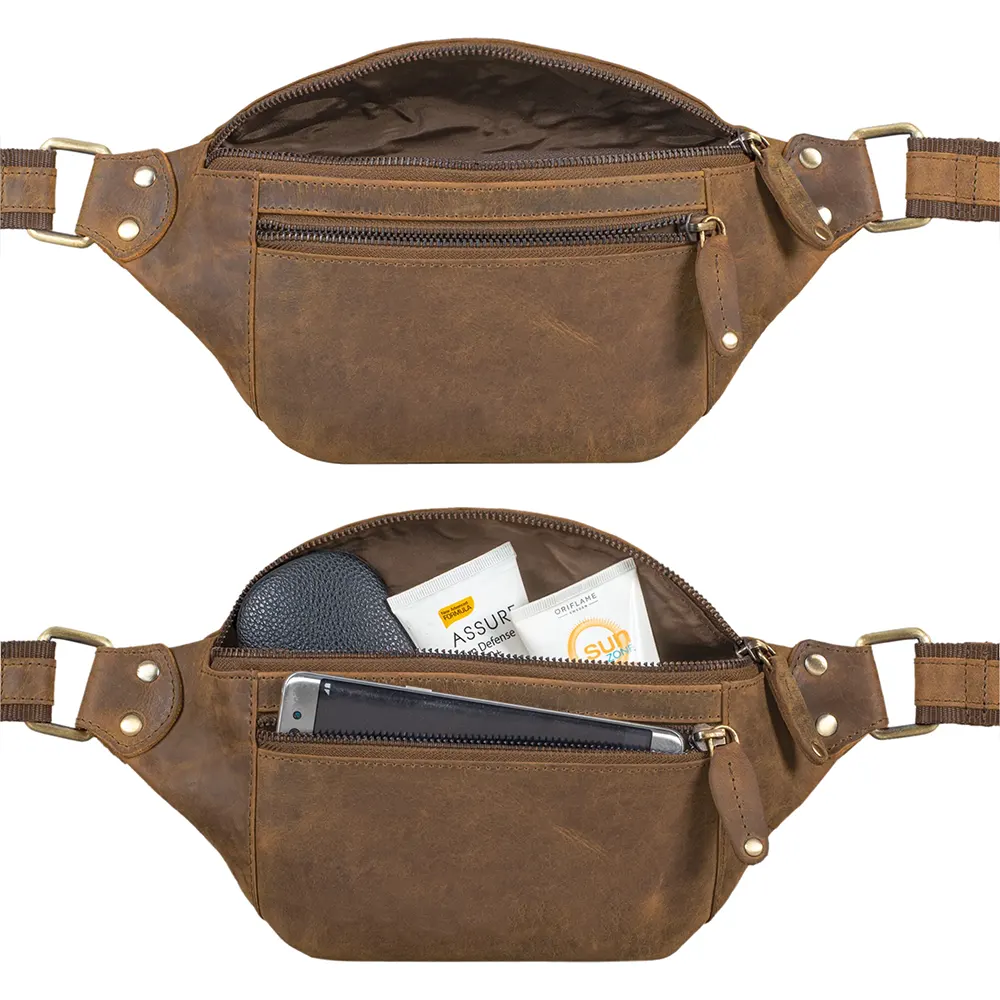 Leather Waist Bag Vintage
