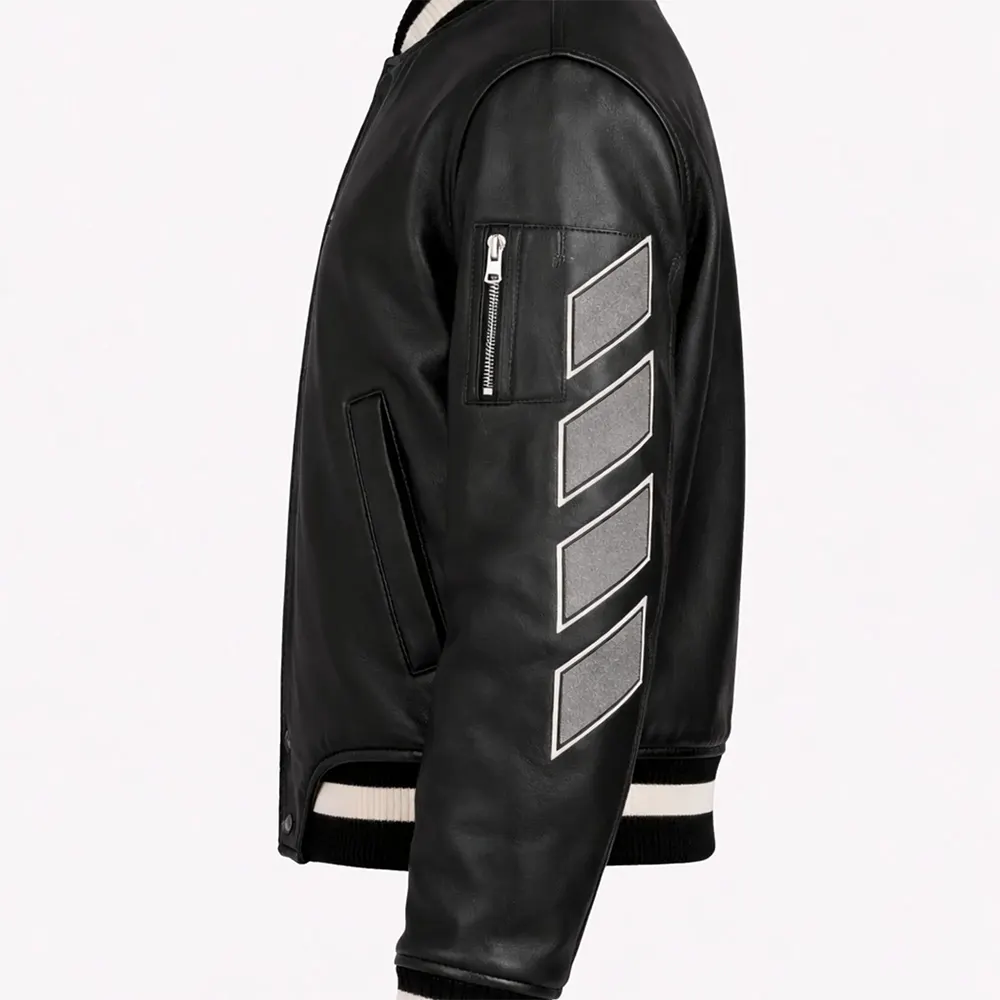 Women's Two-Tone Varsity Bomber Jacket
