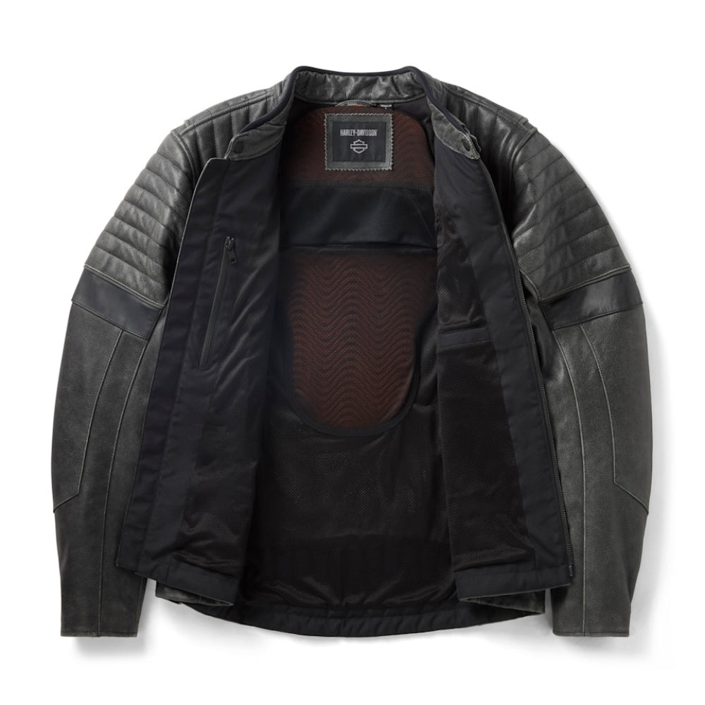 Men's H-D Passing Link Leather Jacket