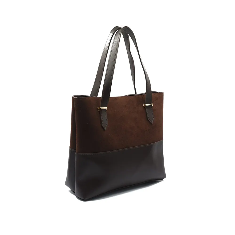 Classic Carry Tote Bag - Dark Brown