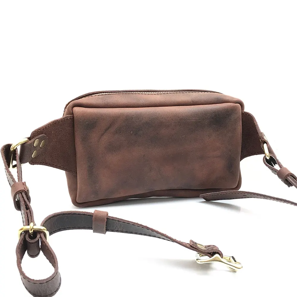 Custom Leather Waist Bag