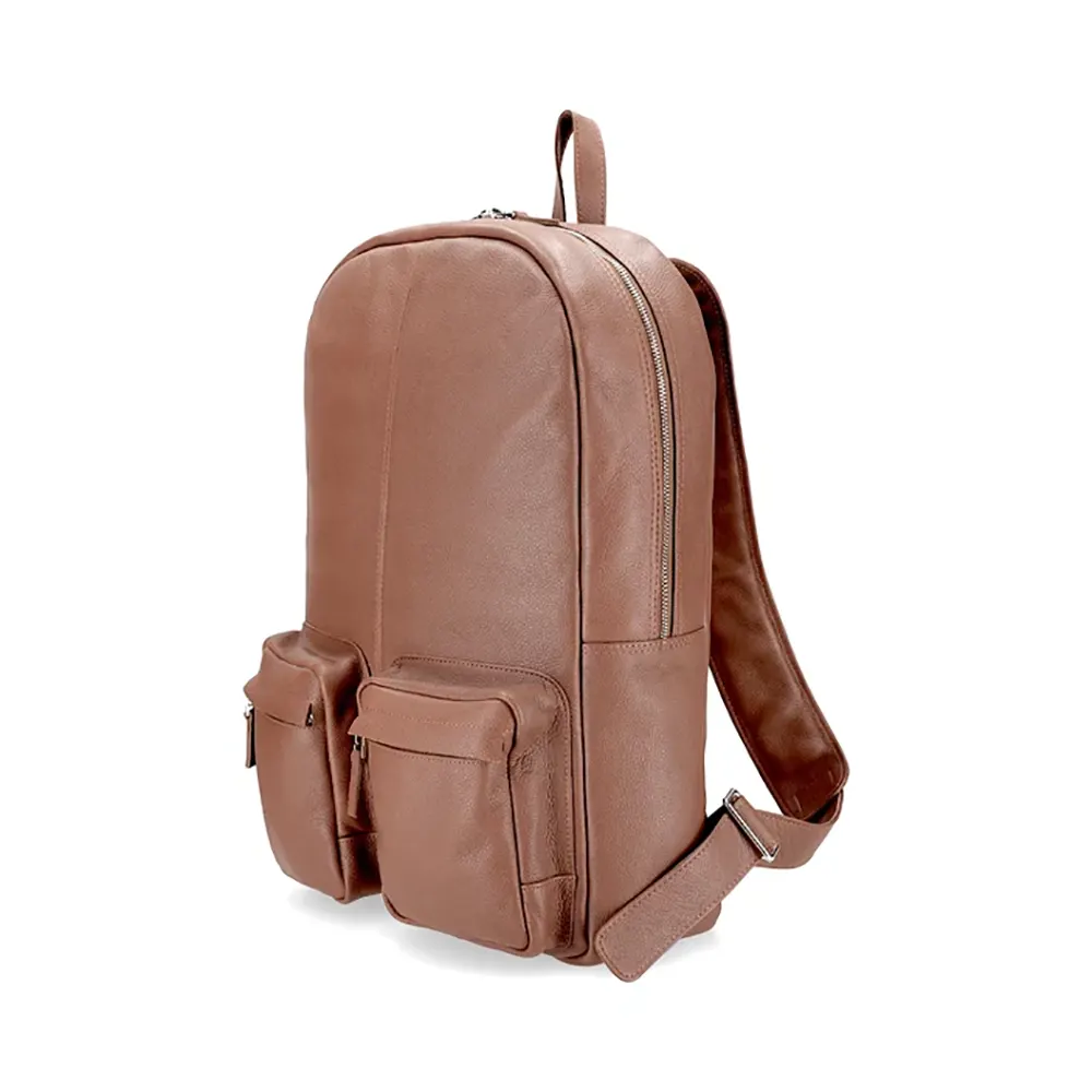 Brown Leather Backpack