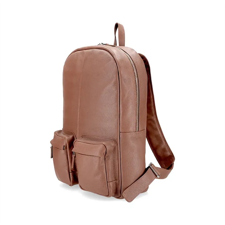 Brown Leather Backpack