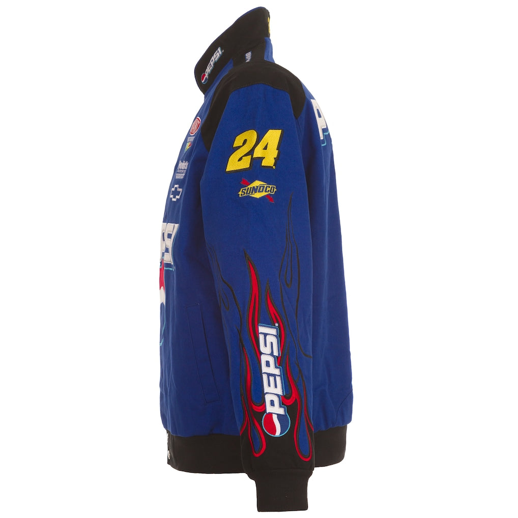 Men's Jeff Gordon Royal Pepsi Full-Snap Twill Uniform Jacket