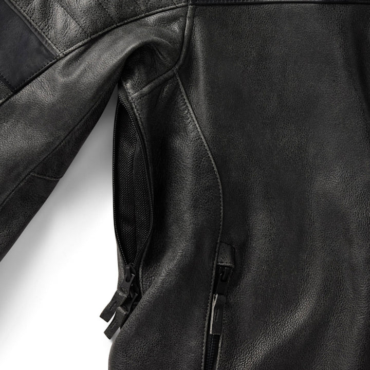 Men's H-D Passing Link Leather Jacket