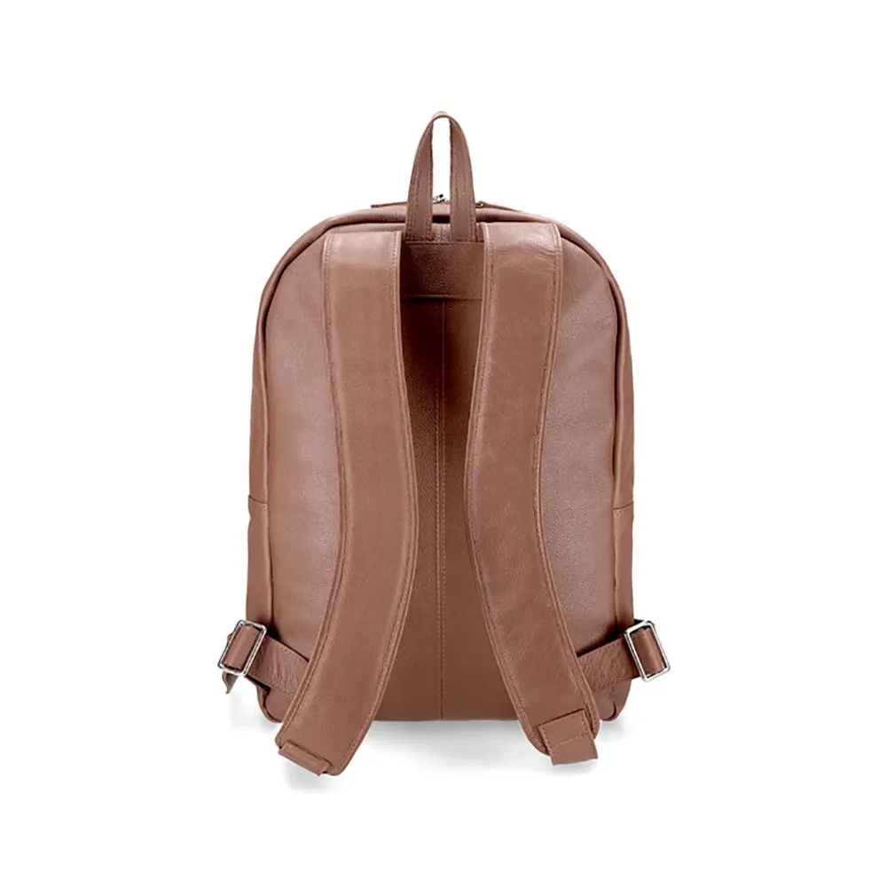 Brown Leather Backpack