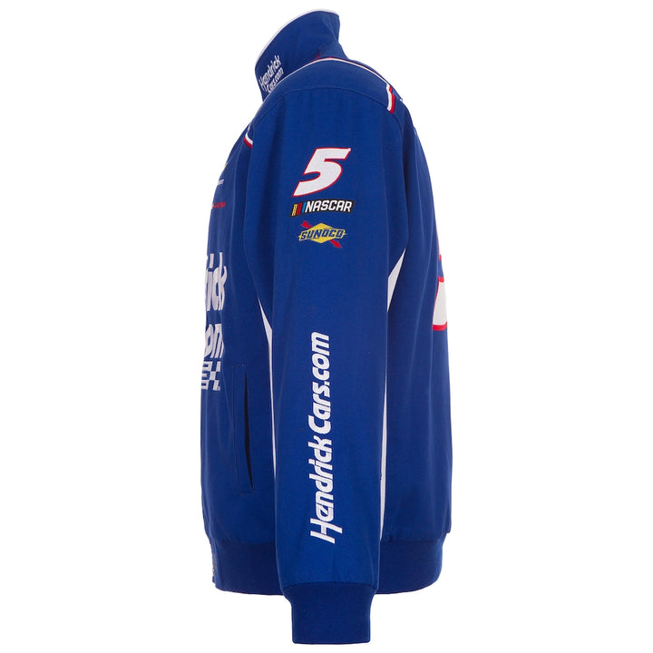 Men's Kyle Larson Royal 2026 Full-Snap Twill Racing Jacket