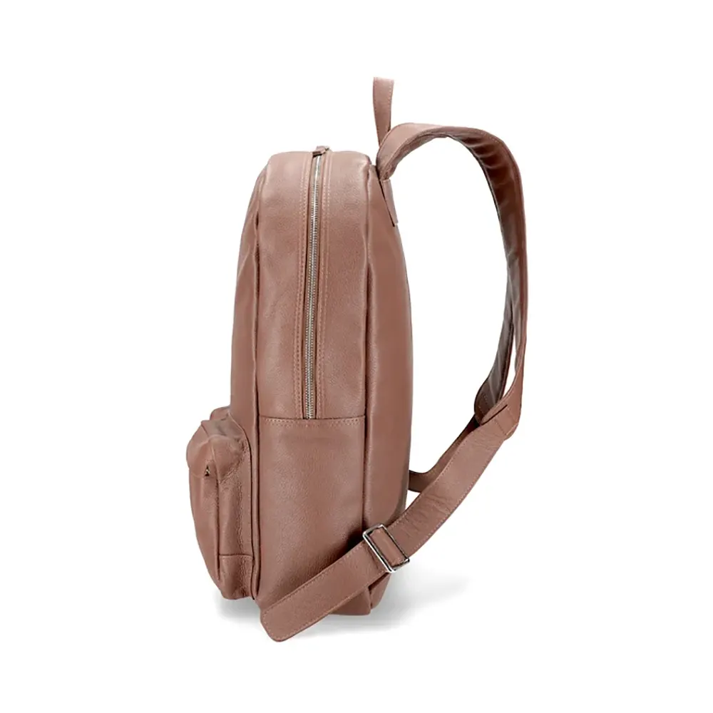 Brown Leather Backpack