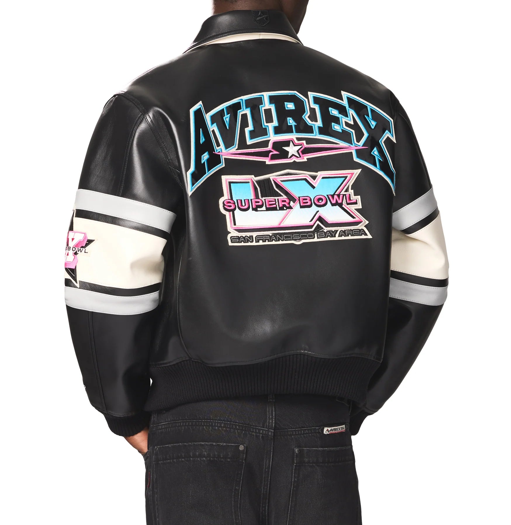 STARTER SUPER BOWL LX LEATHER JACKET