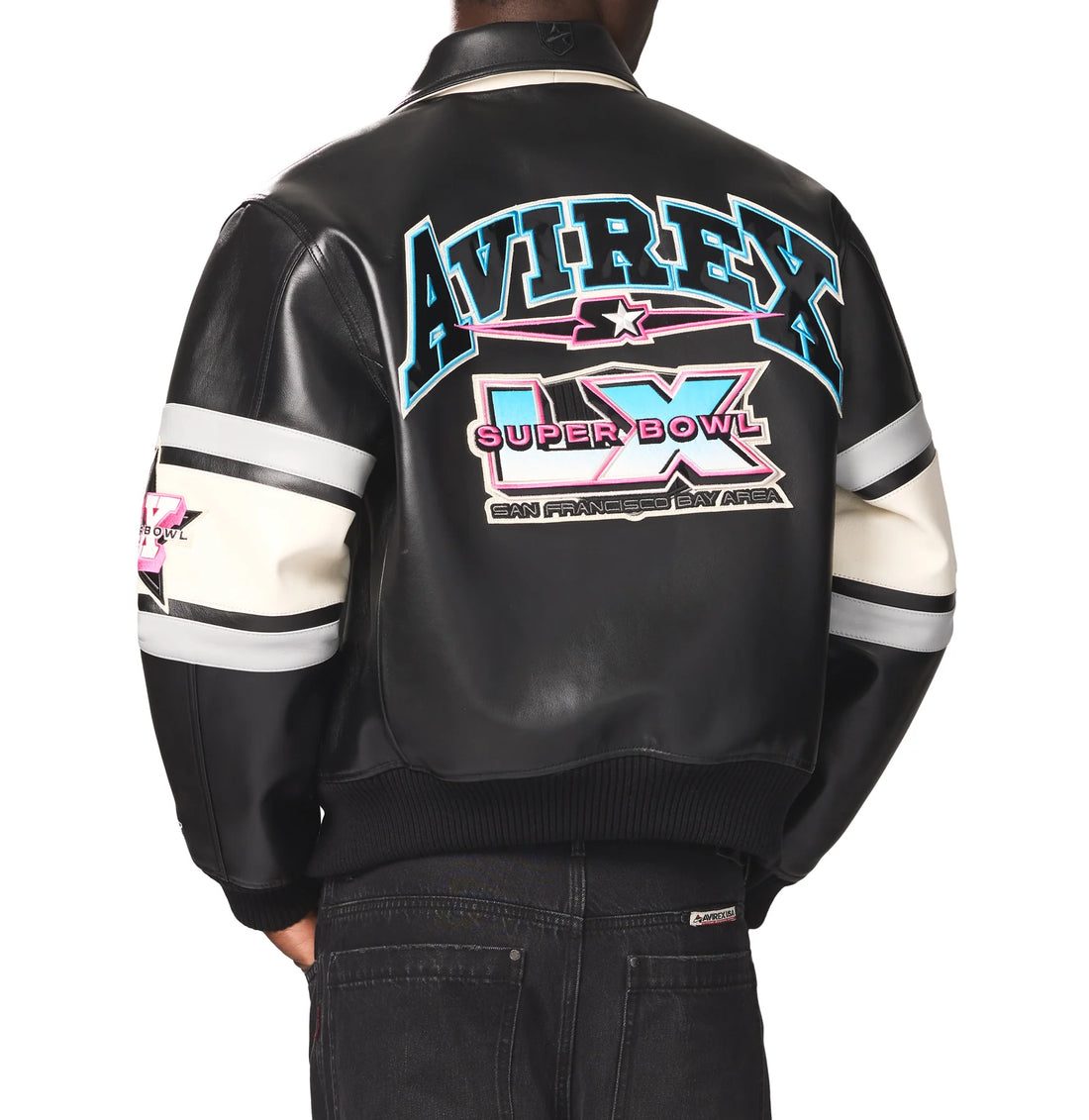 STARTER SUPER BOWL LX LEATHER JACKET