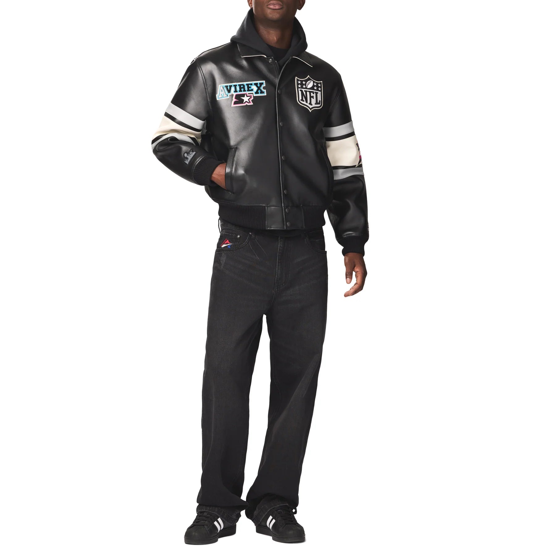 STARTER SUPER BOWL LX LEATHER JACKET