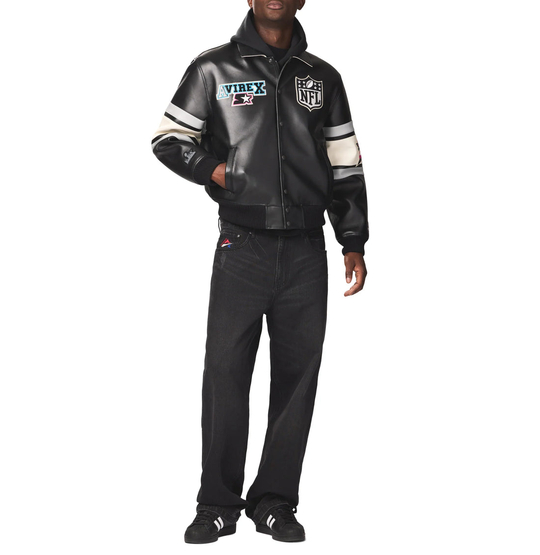 STARTER SUPER BOWL LX LEATHER JACKET