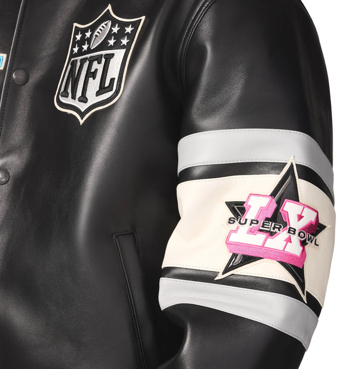 STARTER SUPER BOWL LX LEATHER JACKET