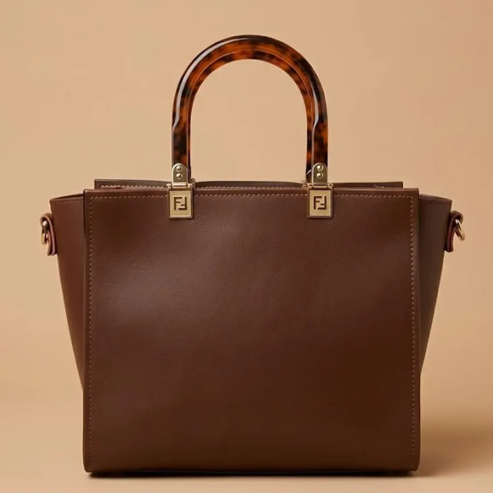 Gracea Tote Bag - Dark Brown