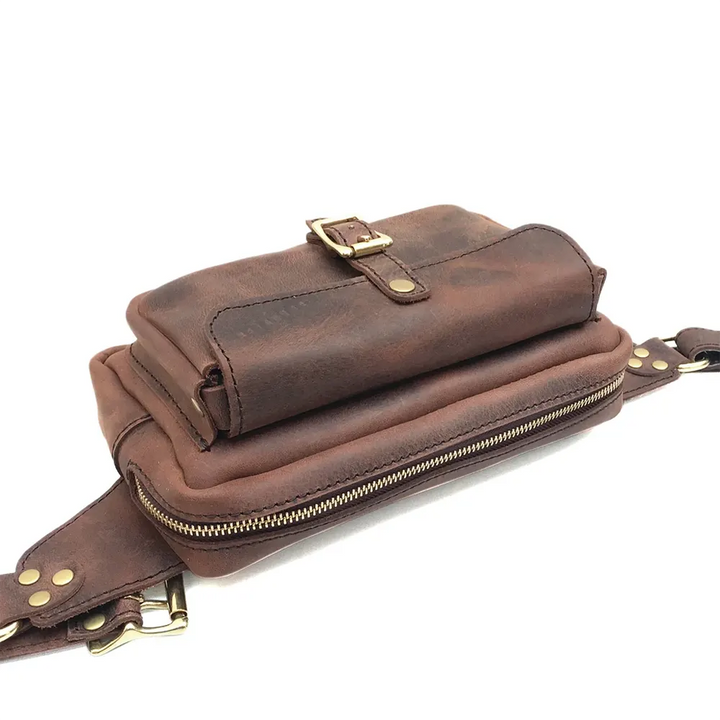 Custom Leather Waist Bag